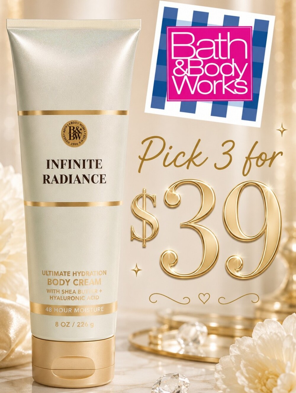 Bath & Body Works Luxury Collection Infinite Radiance Hydrating Body Cream